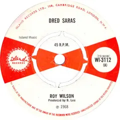 Roy Wilson (2) – Dred Saras (Vinyl, 7")