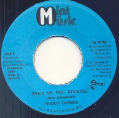 Ruddy Thomas – She's My Pre-Release (Vinyl, 7")