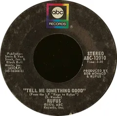 Rufus ABC Records – Tell Me Something Good (Vinyl, 7")