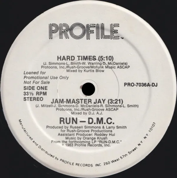 Run-D.M.C.* – Hard Times / Jam-Master Jay