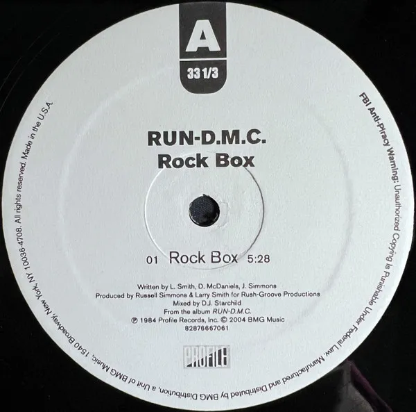 Run-D.M.C.* – Rock Box