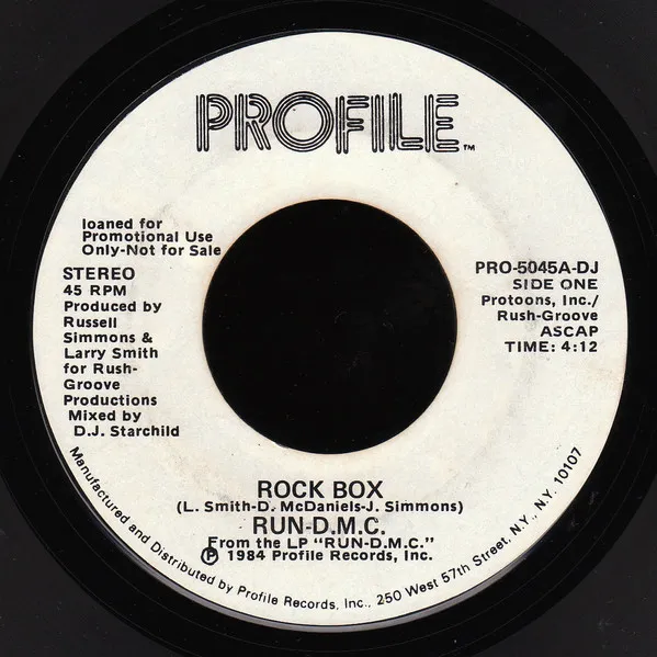 Run-D.M.C.* – Rock Box