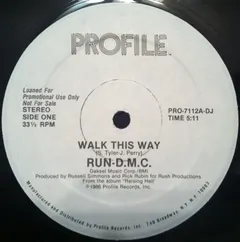 Run-DMC Profile Records – Walk This Way (Vinyl, 12")