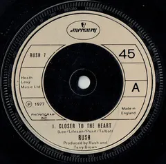 Rush – Closer To The Heart (Vinyl, 7")