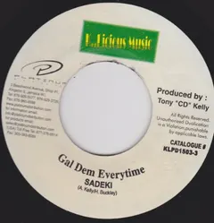 Sadeki* – Gal Dem Everytime (Vinyl, 7")