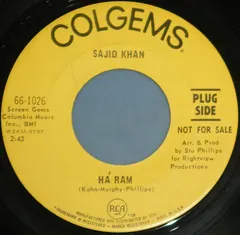 Sajid Khan – Há Ram (Vinyl, 7")