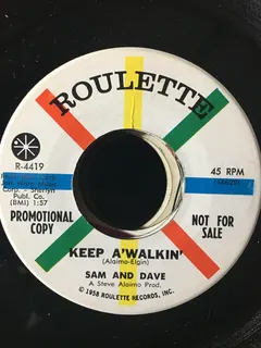 Sam And Dave* – Keep A'Walkin' / I Need Love (Vinyl, 7")