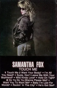 Samantha Fox – Touch Me (Cassette, Album)