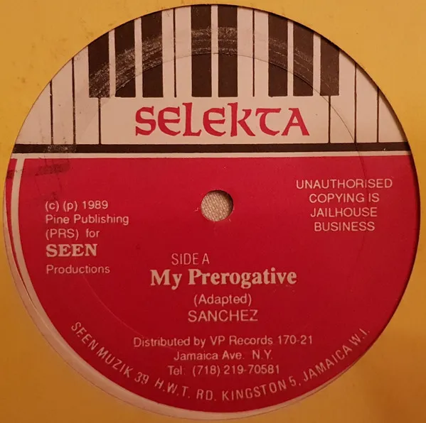 Sanchez – My Prerogative