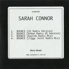 Sarah Connor – Bounce (CDr, Single)