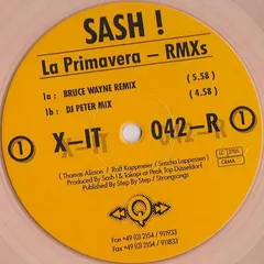 Sash! – La Primavera (Remixes) (Vinyl, 12")