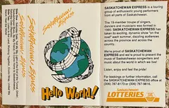 Saskatchewan Express – Hello World! (Cassette, Album)