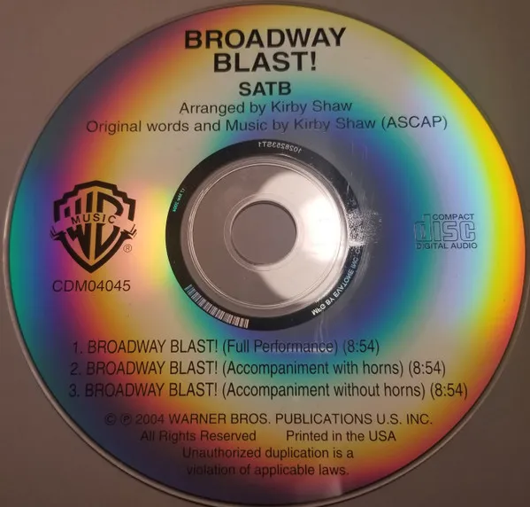 SATB – Broadway Blast!