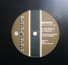 Savinto – Disclosure EP (Vinyl, 12")