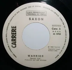 Saxon – Warrior (Vinyl, 7")
