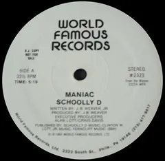 Schoolly D – Maniac (Vinyl, 12")