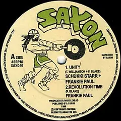 Schukki Starr* + Frankie Paul – Unity (Vinyl, 12")