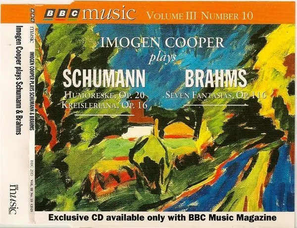 Schumann* / Brahms* – Imogen Cooper - Imogen Cooper Plays Schumann & Brahms