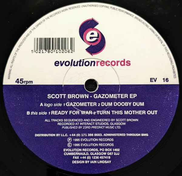 Scott Brown – Gazometer EP