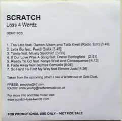 Scratch – Loss 4 Wordz (CDr, Promo)