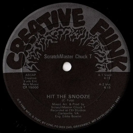Scratchmaster Chuck T – Hit The Snooze / Scratchmaster