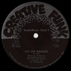 Scratchmaster Chuck T – Hit The Snooze / Scratchmaster (Vinyl, 12")