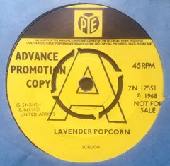 Scrugg Pye Records – Lavender Popcorn (Vinyl, 7")