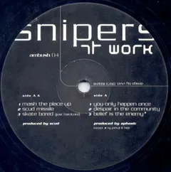 Scud* / Aphasic / Jackal & Hide – Snipers At Work (Vinyl, 12")