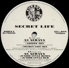 Secret Life – As Always (Vinyl, 12")