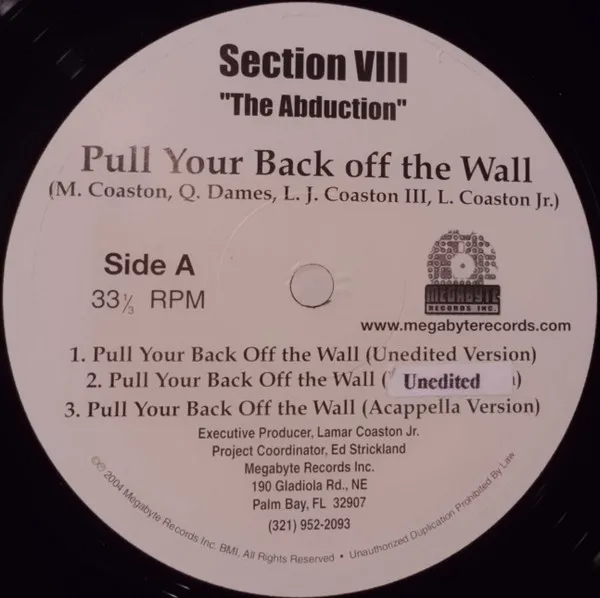Section VIII – Pull Your Back Off The Wall