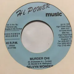 Selvyn Wonder* – Murder Ohi (Vinyl, 7")