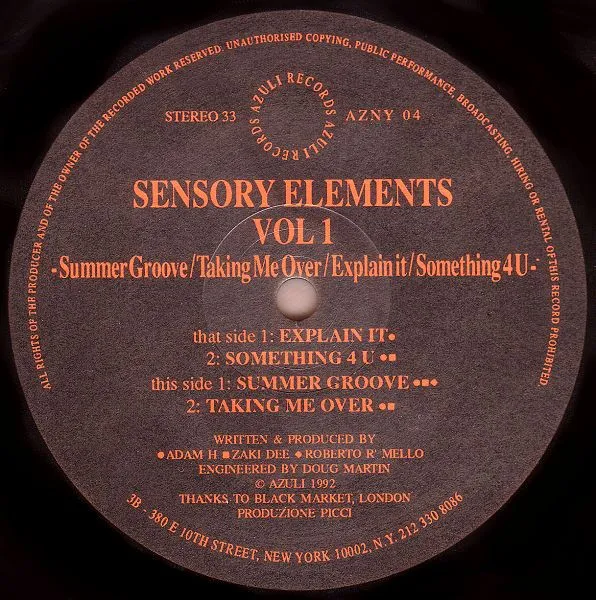 Sensory Elements – Vol 1