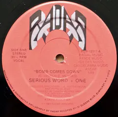 Serious Word + One – Bomb Comes Down (Vinyl, 12")