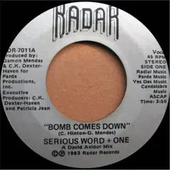 Serious Word + One – Bomb Comes Down (Vinyl, 7")