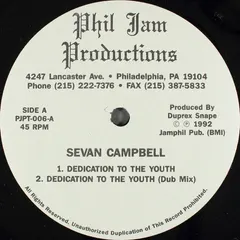 Sevan Campbell – Dedication To The Youth (Vinyl, 12")
