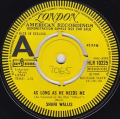 Shani Wallis – As Long As He Needs Me (Vinyl, 7")