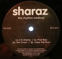 Sharaz* – The Rhythm Method EP (Vinyl, 12")