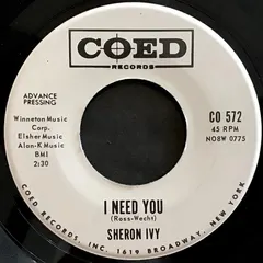 Sheron Ivy Coed – I Need You (Vinyl, 7")