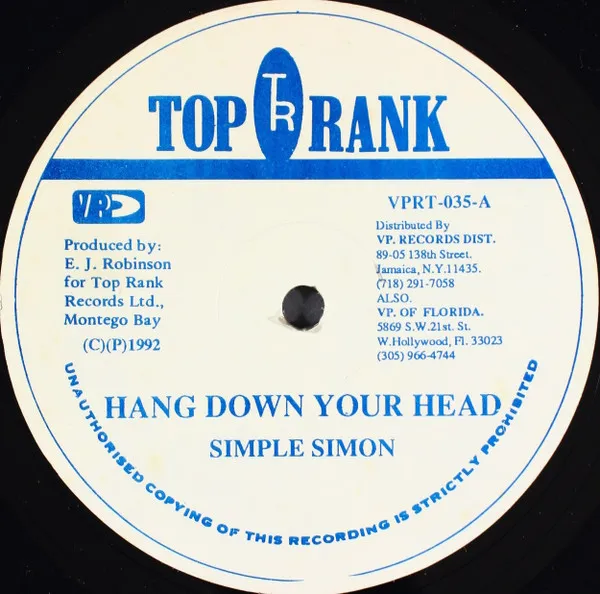 Simple Simon / Ninja Ford – Hang Down Your Head / Move