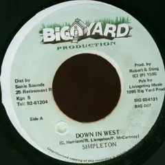 Simpleton – Down In West (Vinyl, 7")