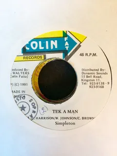 Simpleton – Tek A Man (Vinyl, 7")