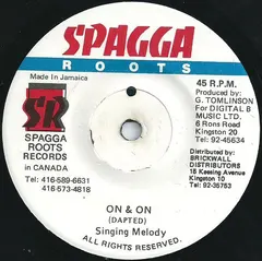 Singing Melody – On & On (Vinyl, 7")