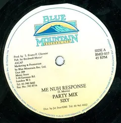 Sixy* – Me Nuh Response (Vinyl, 12")
