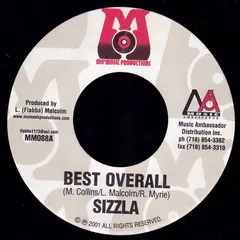 Sizzla – Best Overall (Vinyl, 7")