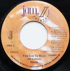 Sizzla – Fire Got To Burn (Vinyl, 7")