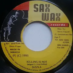 Sizzla – Killing Is Not (Vinyl, 7")