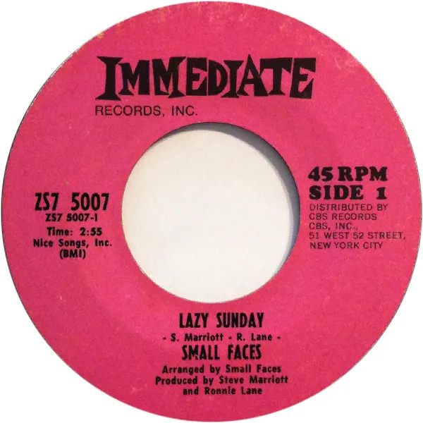 Small Faces – Lazy Sunday