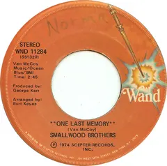 Smallwood Brothers* – One Last Memory (Vinyl, 7")