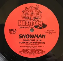 Snowman (3) Saturn Records – Funk-It-Up (Vinyl, 12")