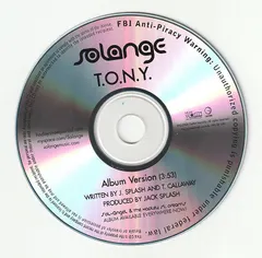 Solange (2) – T.O.N.Y (CDr, Single)